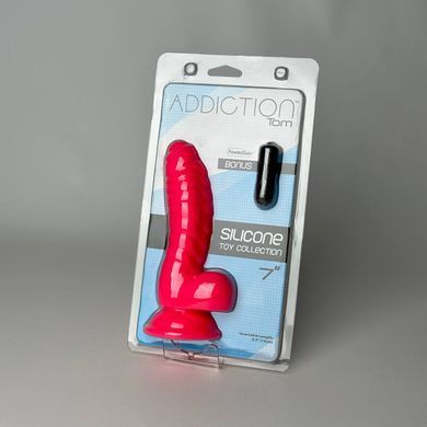 Фаллоимитатор ADDICTION Tom 7" Dildo With Balls Pink (17,8 см) - фото