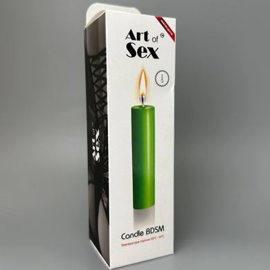 БДСМ свеча люминесцентная Art of Sex size M зеленая