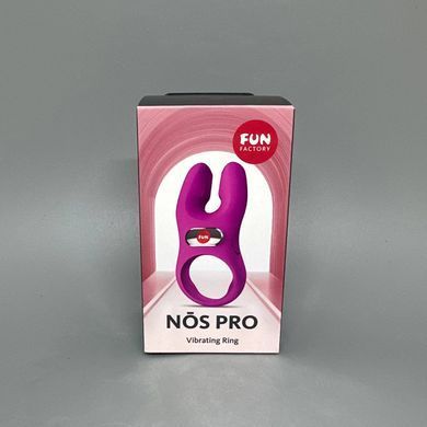 Эрекционное виброкольцо Fun Factory NŌS PRO Magenta малиновое - фото