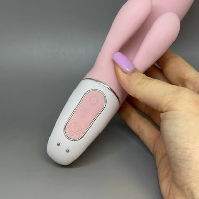 Satisfyer Air Pump Bunny 3 - вібратор-кролик з надувною головкою - фото