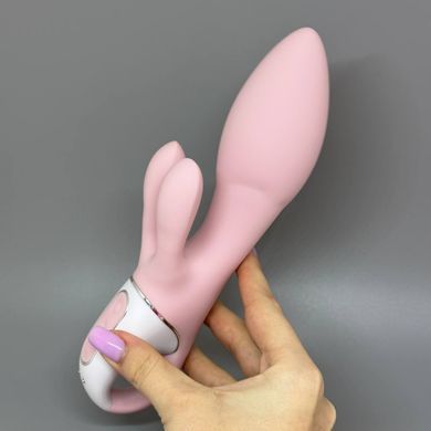 Satisfyer Air Pump Bunny 3 - вібратор-кролик з надувною головкою - фото
