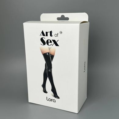 Вінілові панчохи Art of Sex Lora чорні S