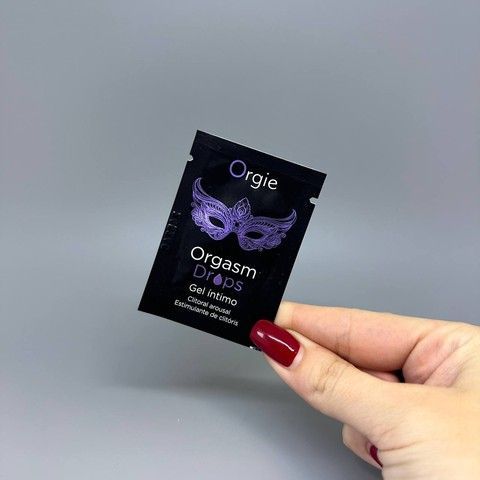 Саше возбуждающие капли для клитора Orgie ORGASM DROPS (2 мл)