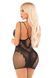 Сукня Leg Avenue Lace and Net Mini Dress with Dual Strap One Size Black
