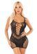 Сукня Leg Avenue Lace and Net Mini Dress with Dual Strap One Size Black