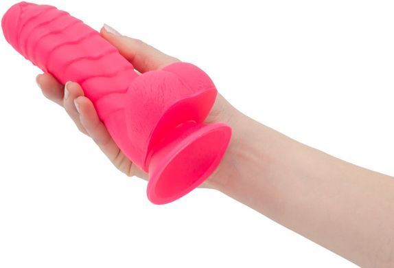 Фаллоимитатор ADDICTION Tom 7" Dildo With Balls Pink (17,8 см) - фото
