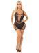 Сукня Leg Avenue Lace and Net Mini Dress with Dual Strap One Size Black