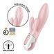 Satisfyer Air Pump Bunny 3 - вібратор-кролик з надувною головкою - фото товару