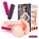 Мастурбатор вагина двухслойный с вибропулей Kokos Onahole Edition 004 Vanilla Vibe - фото товара
