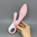 Satisfyer Air Pump Bunny 3 - вібратор-кролик з надувною головкою - фото товару