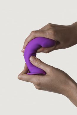 Ділдо для страпона Adrien Lastic Hitsens 6 5 inch Purple (13,5 см) - фото