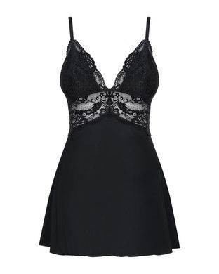 Сорочка и трусики Obsessive 810-BAB-1 babydoll & thong black S/M