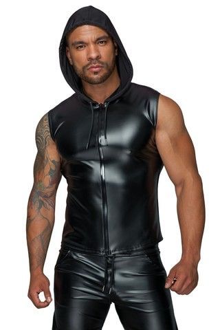 Безрукавка з капюшоном Noir Handmade H062 Hooded Shirt S