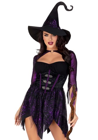 Эротический костюм ведьмы Leg Avenue Mystical Witch XL