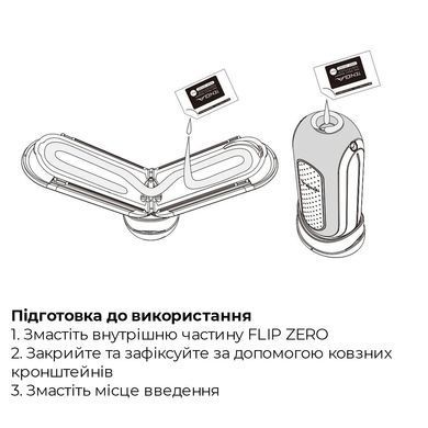 Мастурбатор Tenga Flip Zero White білий - фото