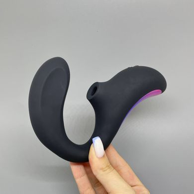 LELO Enigma Black - вакуумний вібратор чорний - фото