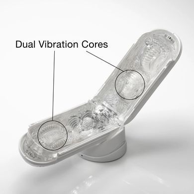 Вібромастурбатор з вакуумом Tenga Flip Zero Gravity Electronic Vibration White білий - фото