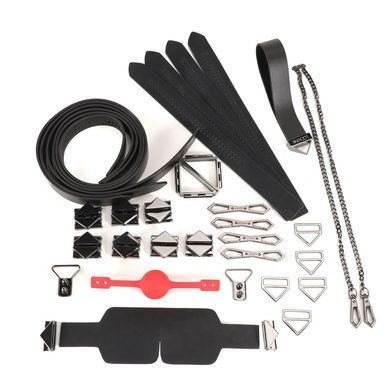Набор для БДСМ LOCKINK Bondage & Restraint Black Set - фото