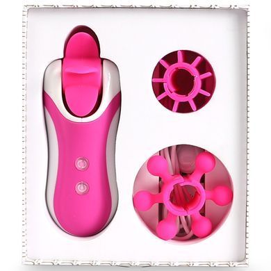 Імітатор орального сексу FeelzToys Clitella Oral Stimulator Pink - фото