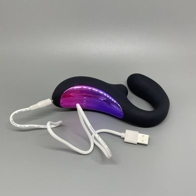 LELO Enigma Black - вакуумний вібратор чорний - фото