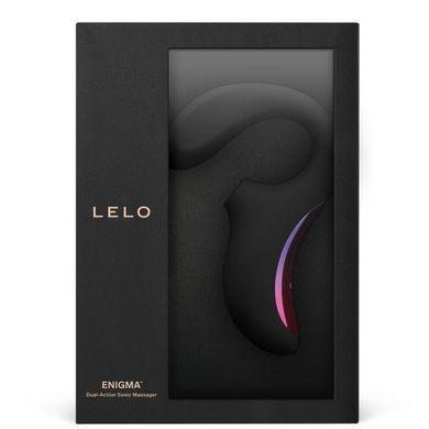 LELO Enigma Black - вакуумний вібратор чорний - фото