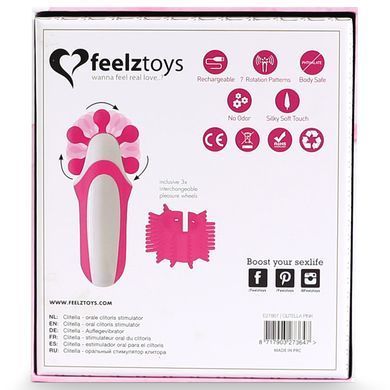 Імітатор орального сексу FeelzToys Clitella Oral Stimulator Pink - фото