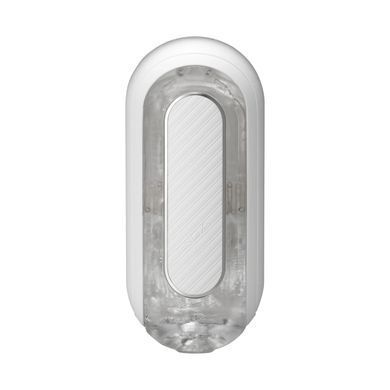 Вібромастурбатор з вакуумом Tenga Flip Zero Gravity Electronic Vibration White білий - фото