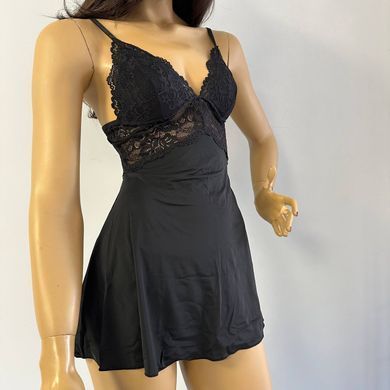 Сорочка и трусики Obsessive 810-BAB-1 babydoll & thong black S/M