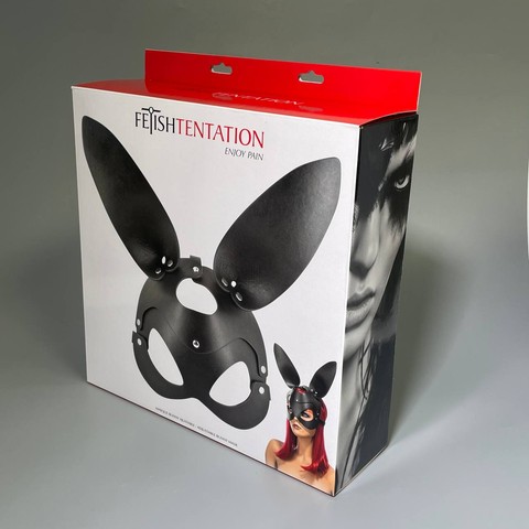 Маска зайца БДСМ Fetish Tentation Adjustable Bunny Mask