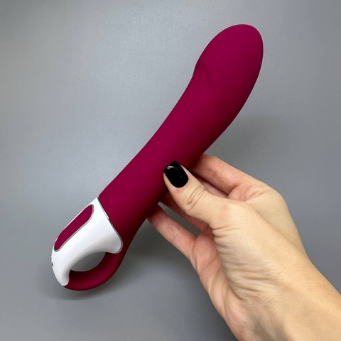 Satisfyer Big Heat - смарт-вибратор с подогревом - фото