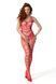 Бодистокинг-сетка Passion BS102 One Size красный - фото товара