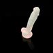 Фалоімітатор, що світиться, SilexD Johnny Pink Glow in the dark (17,6 см) - фото товару