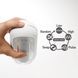 Вібромастурбатор з вакуумом Tenga Flip Zero Gravity Electronic Vibration White білий - фото товару