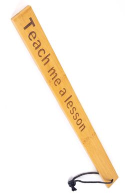 Падл Fetish Tentation Paddle Teach me a lesson Bamboo бамбуковий - фото