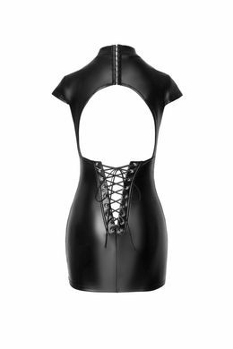 Платье Noir Handmade F309 Fantasy wetlook mini dress with lace up back S