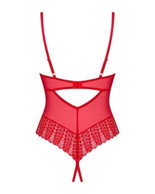 Эротическое боди Obsessive Ingridia crotchless teddy XS/S