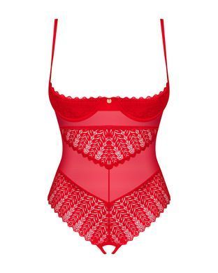 Эротическое боди Obsessive Ingridia crotchless teddy XS/S