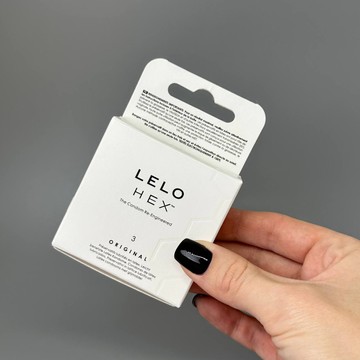 Презервативи LELO HEX Condoms Original 3 Pack (3 шт) - фото
