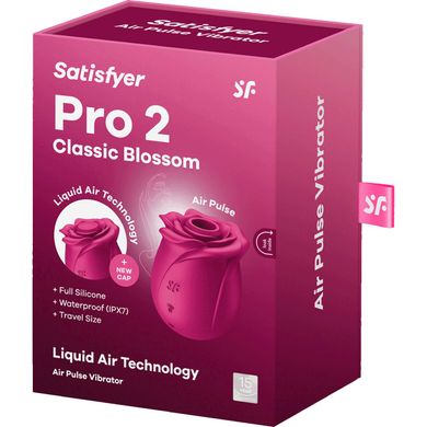 Вакуумный клиторальный стимулятор Satisfyer Pro 2 Classic Blossom - фото