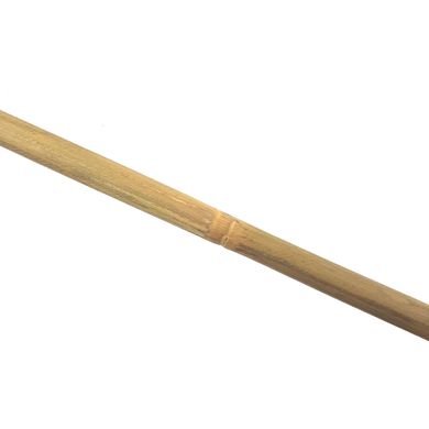 Трость бамбуковая с кожаной рукояткой 75 см - фото