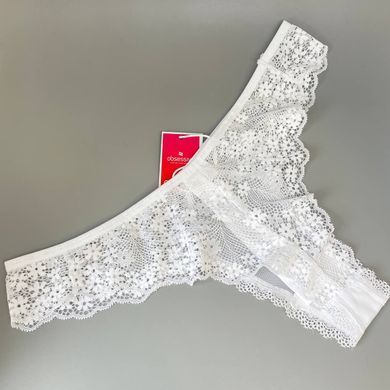 Трусики Obsessive Heavenlly panties M/L белые