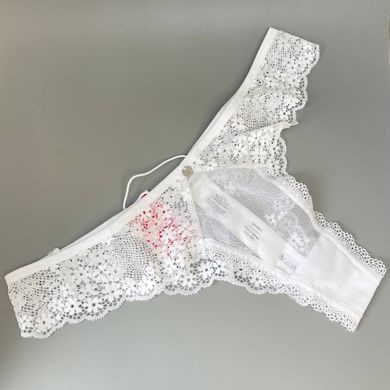 Трусики Obsessive Heavenlly panties M/L белые