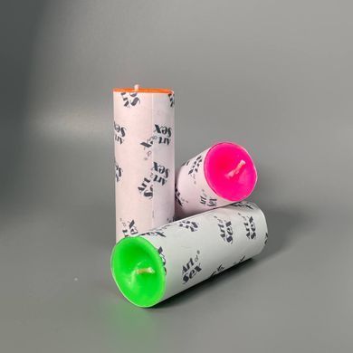 Люминесцентные БДСМ свечи Art of Sex size S (3 шт.), Разноцветный