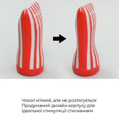 Мастурбатор Tenga Squeeze Tube Cup GENTLE - фото