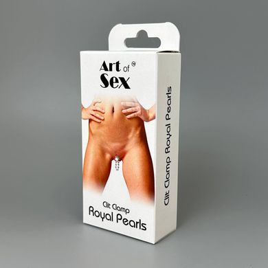 Зажим для клитора Art of Sex - Clit Clamp Royal Pearls - фото