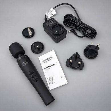 Вібромасажер MyMagicWand Massager Small Black чорний - фото