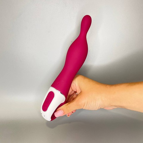 Satisfyer A-Mazing 1 - вибратор для точки А Berry - фото