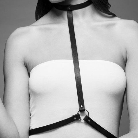 Портупея Bijoux Indiscrets MAZE I Harness Brown коричнева
