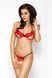 Комплект білизни Passion COCTAIL BIKINI red L/XL - фото товару