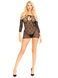 Сукня Leg Avenue Heart net mini dress One Size Black